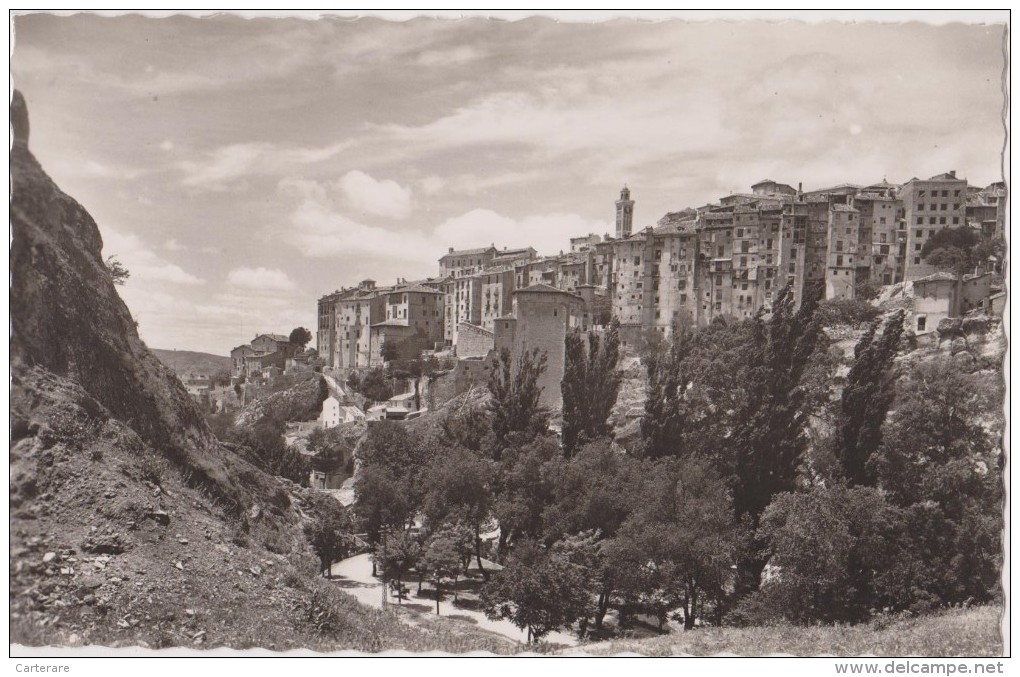 ESPAGNE,SPAIN,ESPANA,cast Illa  La Mancha,castille,CUENCA,go Rge Huécar,ravine,vue Des Habitations - Cuenca