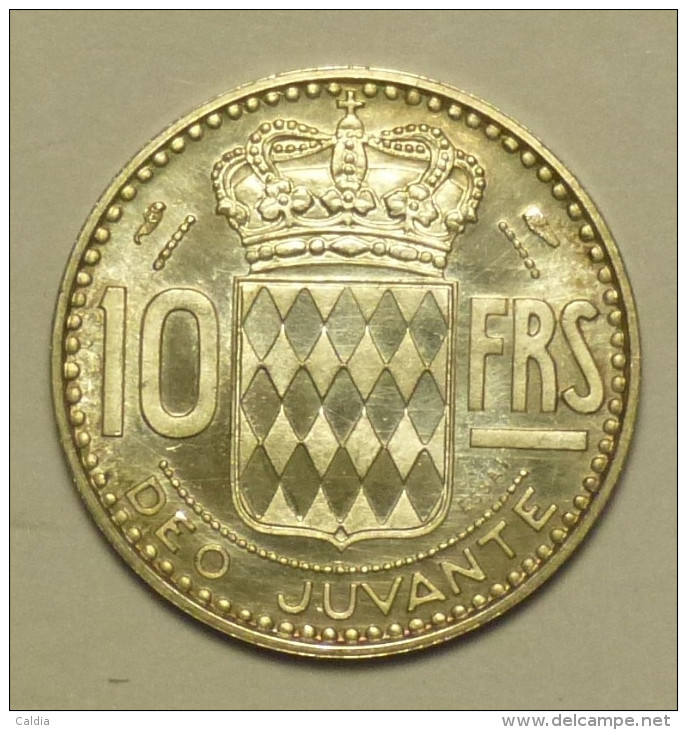 Monaco ESSAI ARGENT / Silver 10 Francs 1950 # 2 - Uncirculated