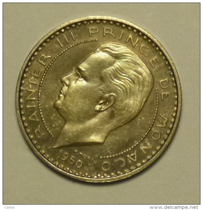 Monaco ESSAI ARGENT / Silver 10 Francs 1950 # 2 - FDC