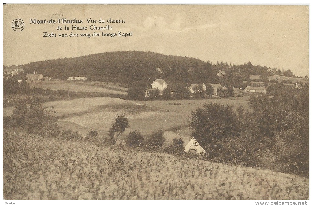 Mont-de-L'Enclus    Vue Du Chemin Da La Haute Chapelle;  Amougie  1936 Naar Zele - Kluisbergen