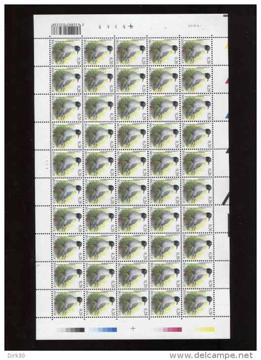 Belgie 3380 Buzin Vogels Birds 0.20€ 9/9/2005 Onpaar Velnummer VOLLEDIG VEL Drukdatum Plaatnummer 1 - 1985-.. Vogels (Buzin)