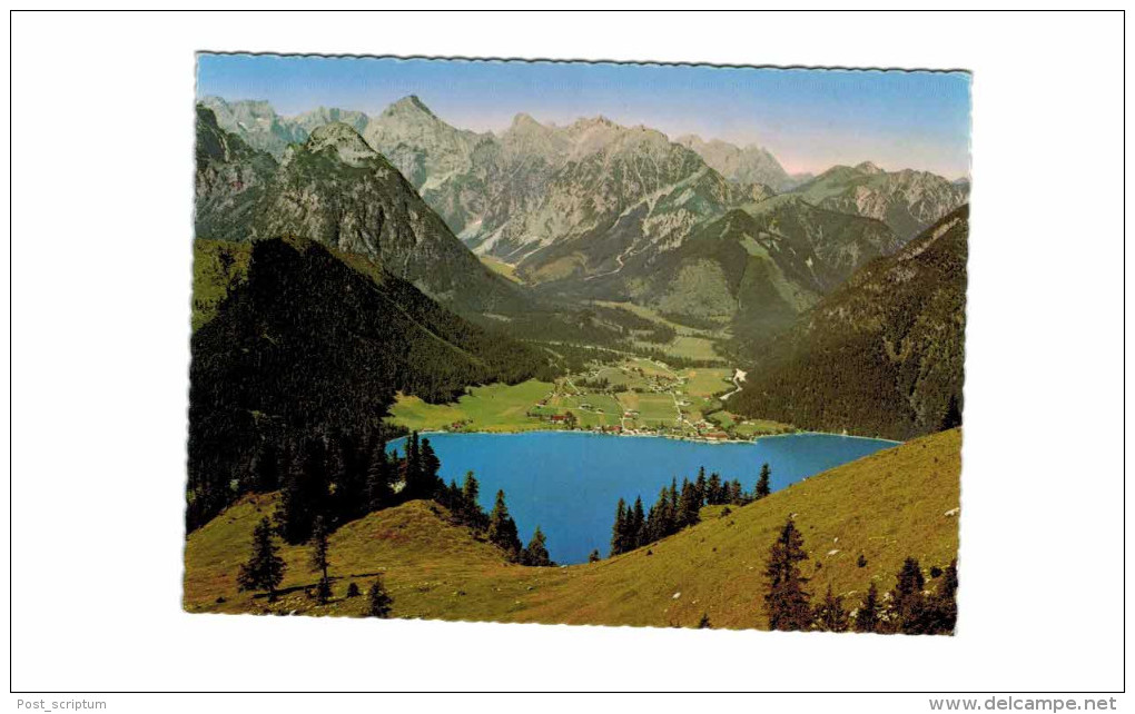 Autriche - Blick Vom Höhenweg Erfurterhütte Dalfazalm Auf Pertisau Am Achensee Und Karwendel - Pertisau