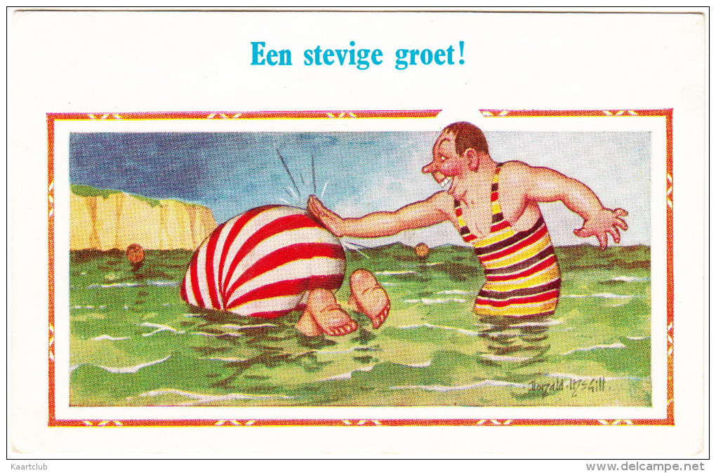 Nunspeet - 'Een Stevige Groet !' (1962)   - Gelderland,Holland / Nederland - Nunspeet