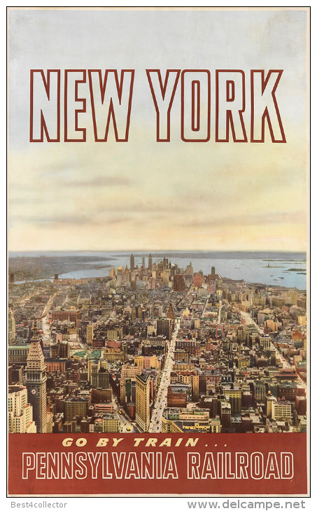 @@@ MAGNET - NEW YORK - PENNSYLVANIA RAILROAD - Publicitaires