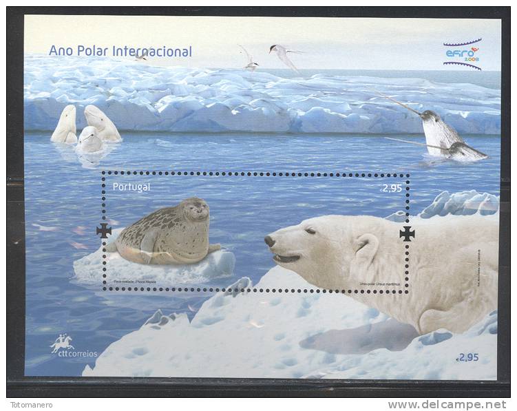 PORTUGAL  2007-2008 IPY International Polar Year, Block** - Internationales Polarjahr