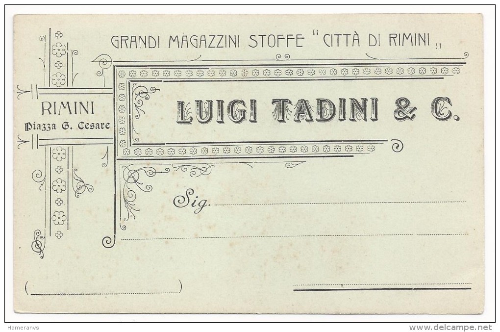 Rimini - Luigi Tadini - Grandi Magazzini Stoffe - HP259 - Rimini