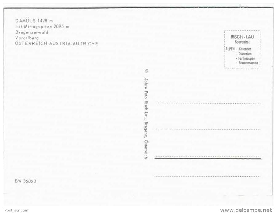 Autriche - Damüls Bregenzerwald BW 36023 - Bregenzerwaldorte