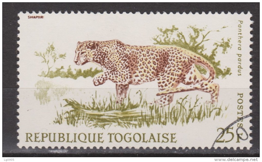 Togo Togolaise Used ; Luipaard, Leopard, Leopardo - Roofkatten