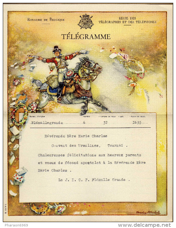 Télégramme Facteur à Cheval - Telegrammi
