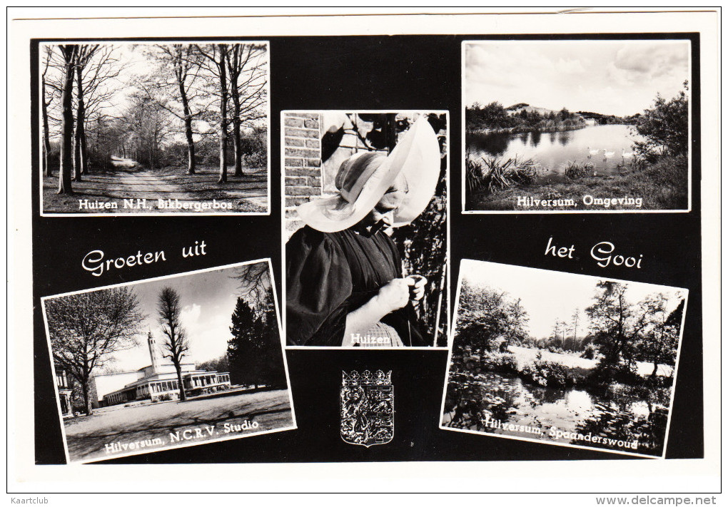 'Groeten Uit T Gooi' - Multiview: 2x Huizen, 3x Hilversum  - Noord-Holland / Nederland (2) - Hilversum