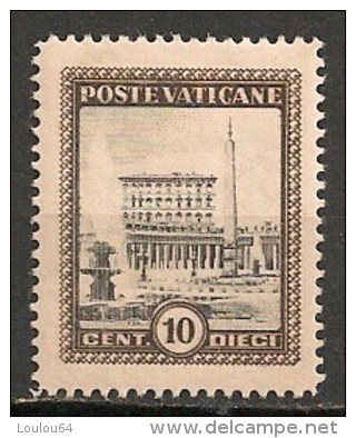 Timbres - Vatican - 1933 - 10 Cent. - - Neufs