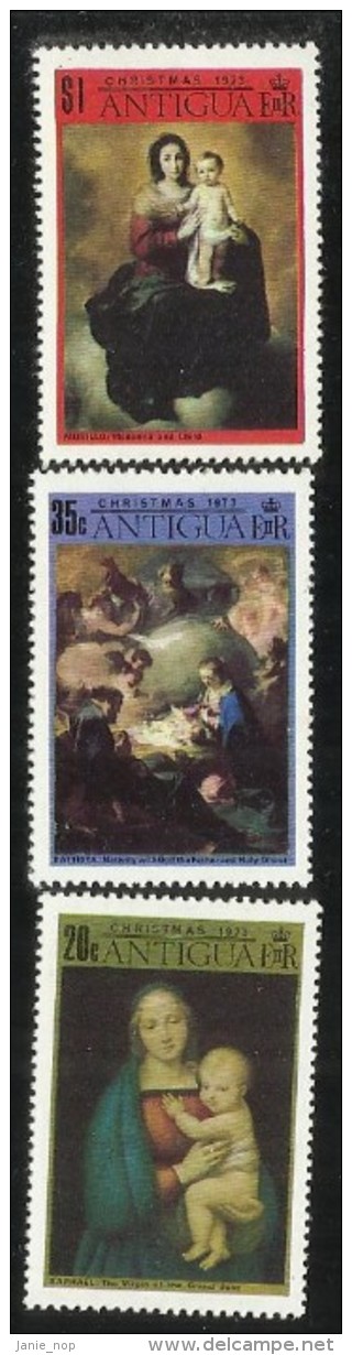 Antigua 1973 Christmas Set 5 MNH - Autres & Non Classés