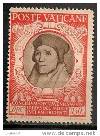 Timbres - Vatican - 1946 - 1,50 L. - - Neufs