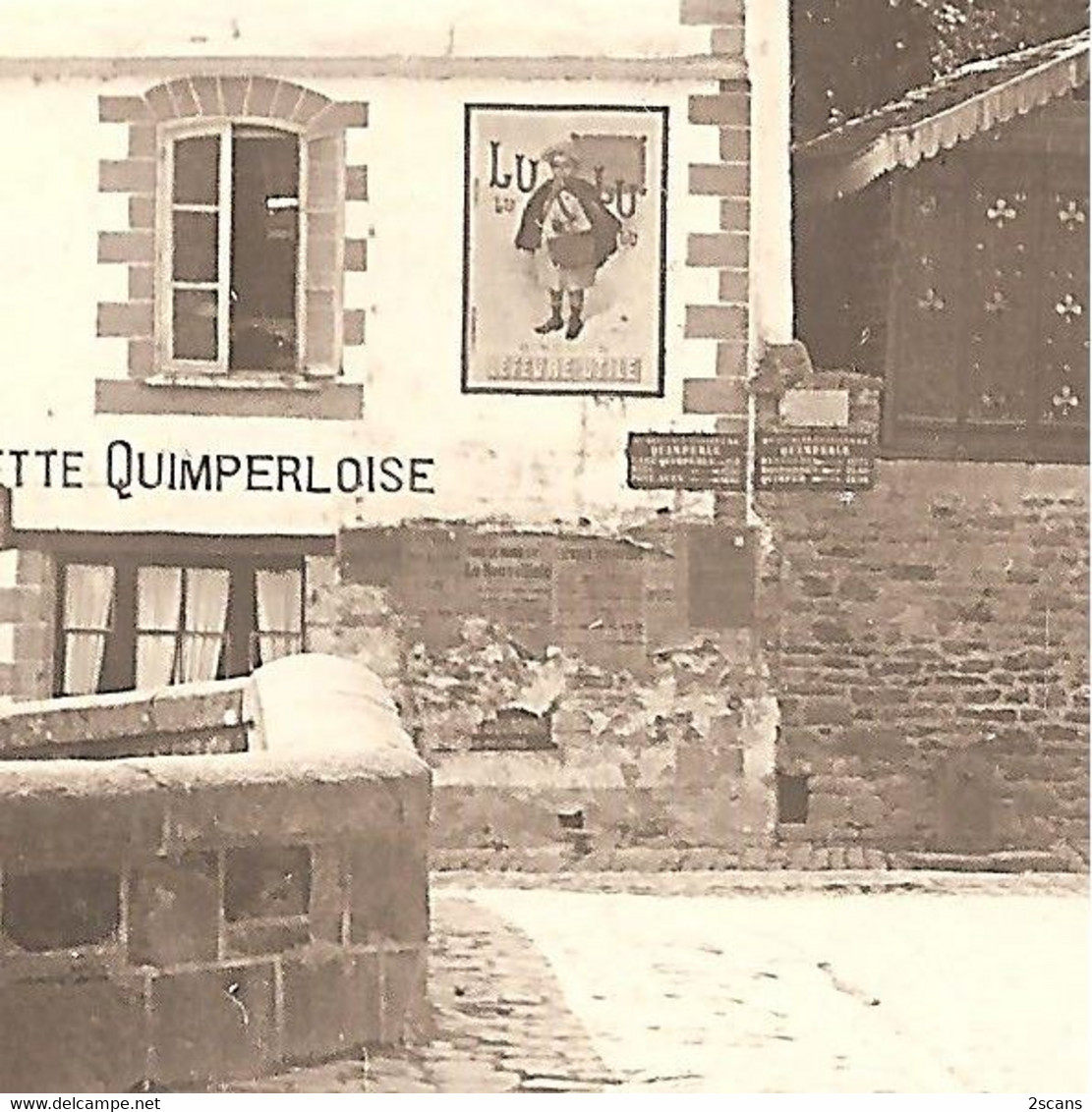 Dépt 29 - QUIMPERLÉ - Photographie Collée Sur Carton D'origine, 1904 - Buvette Quimperloise - Photo - Quimperlé