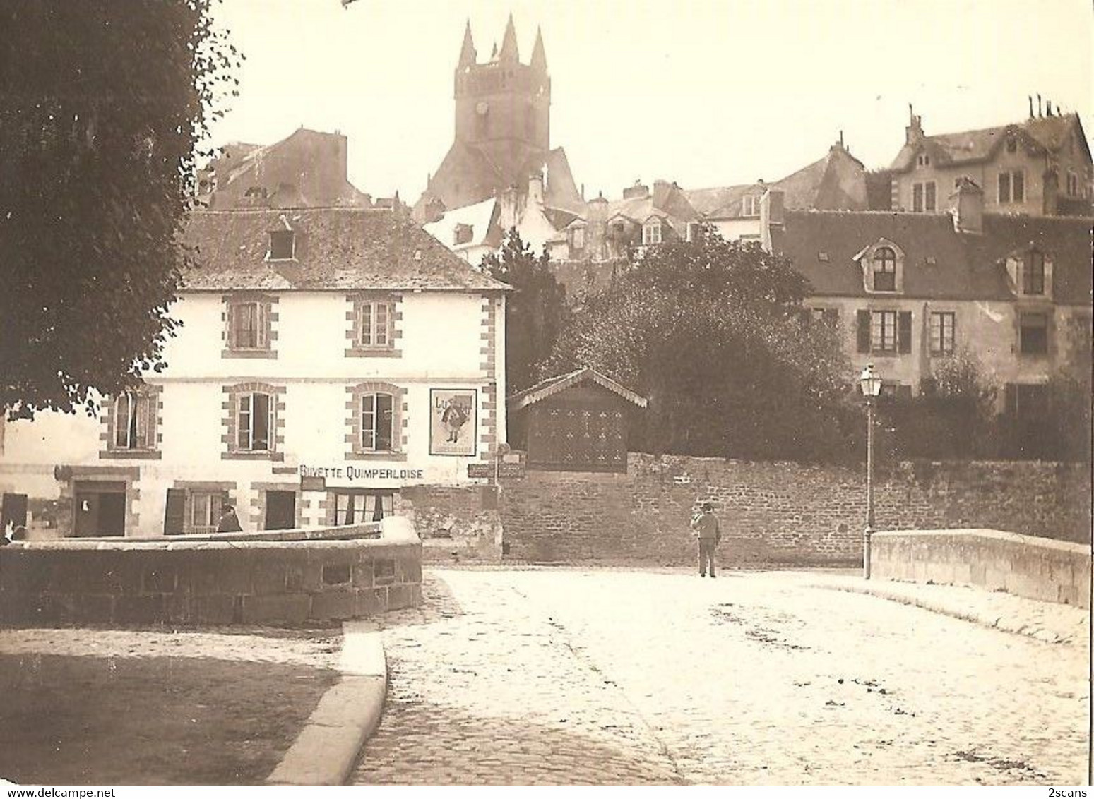 Dépt 29 - QUIMPERLÉ - Photographie Collée Sur Carton D'origine, 1904 - Buvette Quimperloise - Photo - Quimperlé