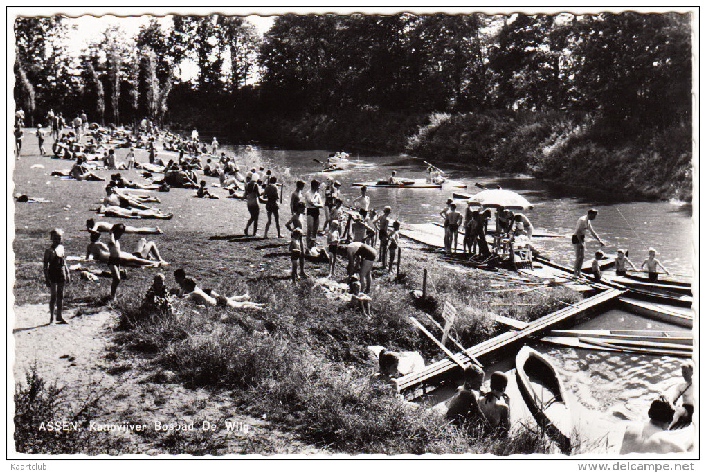 Assen - Kanovijver Bosbad  ´De Wilg´  - Drenthe / Nederland - Assen