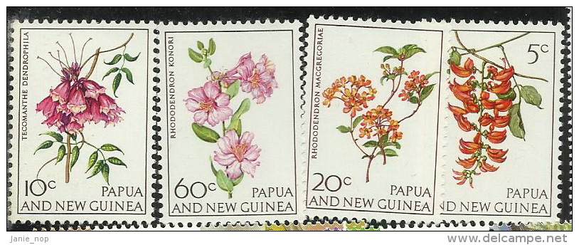 Papua New Guinea 1966 Flowers MNH - Papoea-Nieuw-Guinea