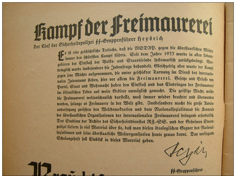 Propaganda-Zeitschrift "Der Schulungsbrief" Der Reichsorganisation Der NSDAP Berlin 1939, Gute-Erhaltung!! - Allemand