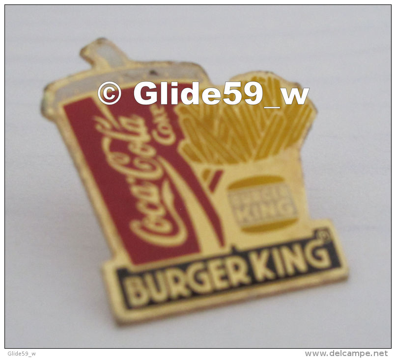 Pin's Coca-Cola Coke - Burger King - Coca-Cola