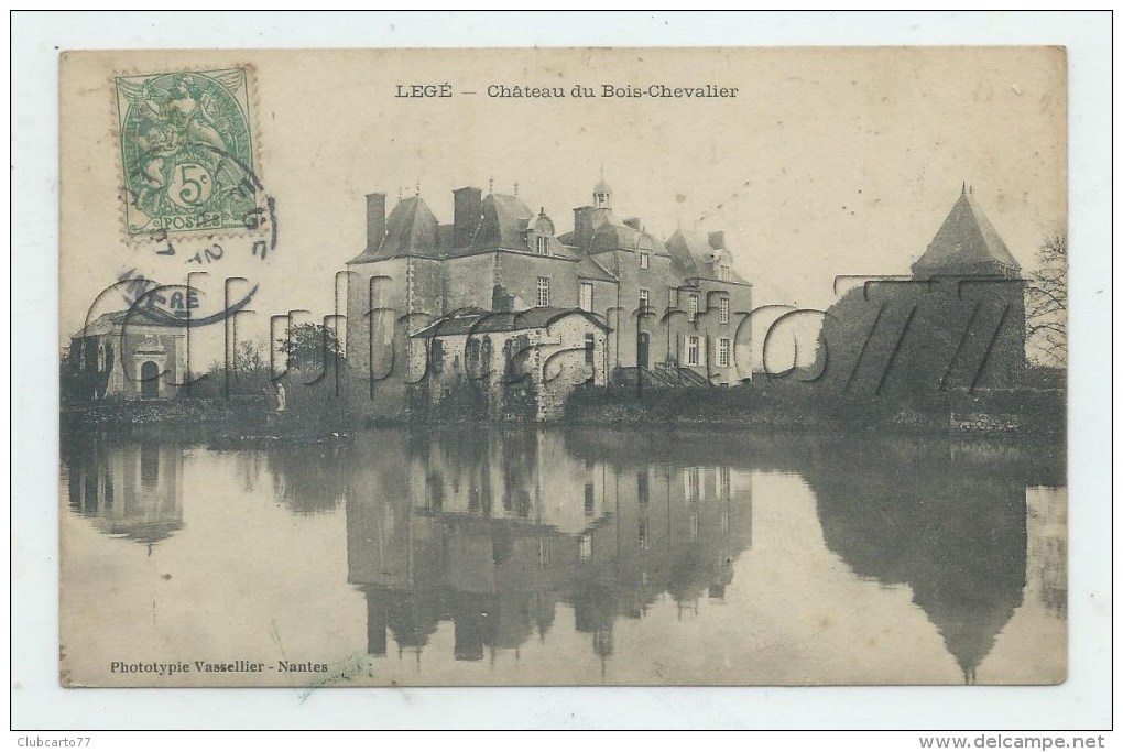 Legé (44) : Château Du Bois-Chevalier En 1905  PF. - Legé