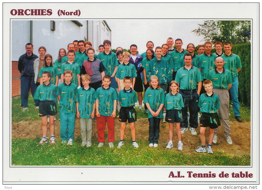 Orchies Nord A.L. Tennis De Table Ping Pong 2001 Tirage Limité 500 Ex - Table Tennis