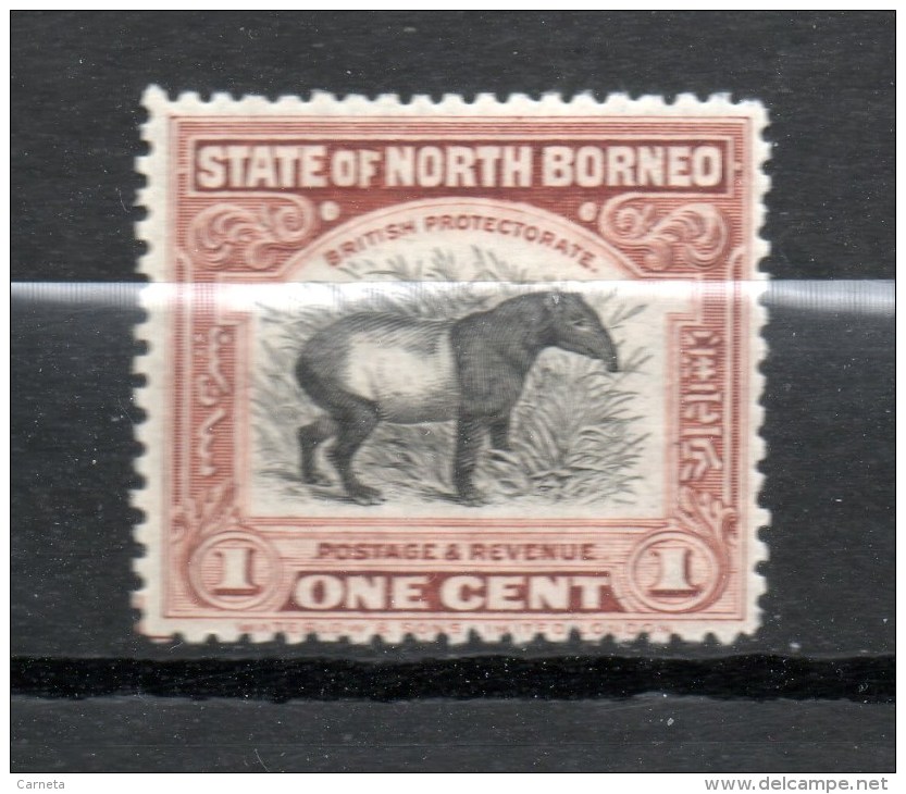 BORNEO N° 216  NEUF AVEC CHARNIERE COTE  1.50€  TAPIR ANIMAUX - North Borneo (...-1963)