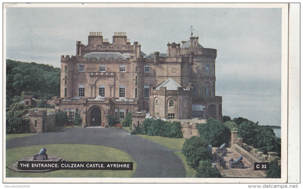 BF32001 The Entrance Culzean Castle Ayrshire UK  Front/back Image - Ayrshire