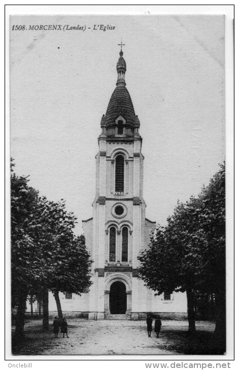 Morcenx Landes 2 Cpa église Intérieur Extérieur 1910 état Superbe - Morcenx