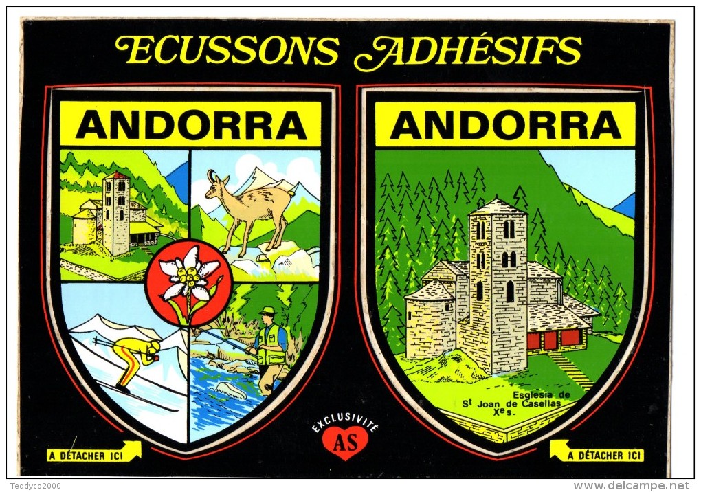 ANDORRA ECUSSONS ADHESIFS - Andorra