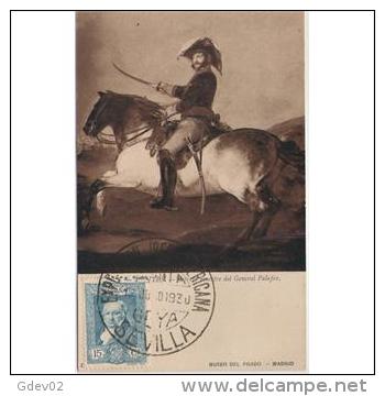 PTRTP0708-LFTD4564TBAMU.T Arjeta Postal De España..Pintura.Retrato Caballo Del GENERAL PALAFOX.GOYA. Museo De EL  PRADO) - Otros & Sin Clasificación