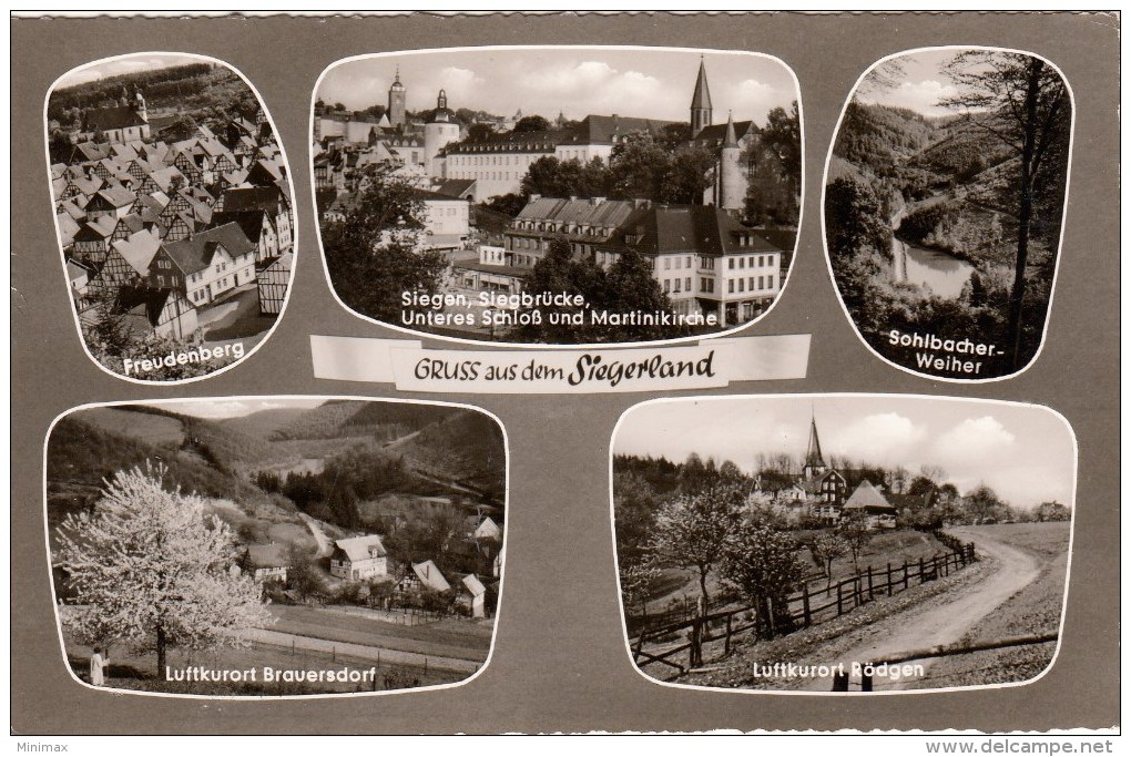 Gruss Aus Dem Siegerland - 1961 - Multi-vues - Siegen