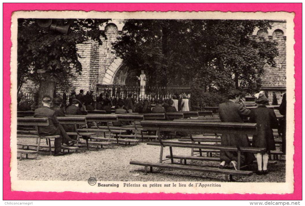 Beauraing - Pélerins En Prière Sur Le Lieu De L'Apparition - ALBERT - 1950 - Beauraing