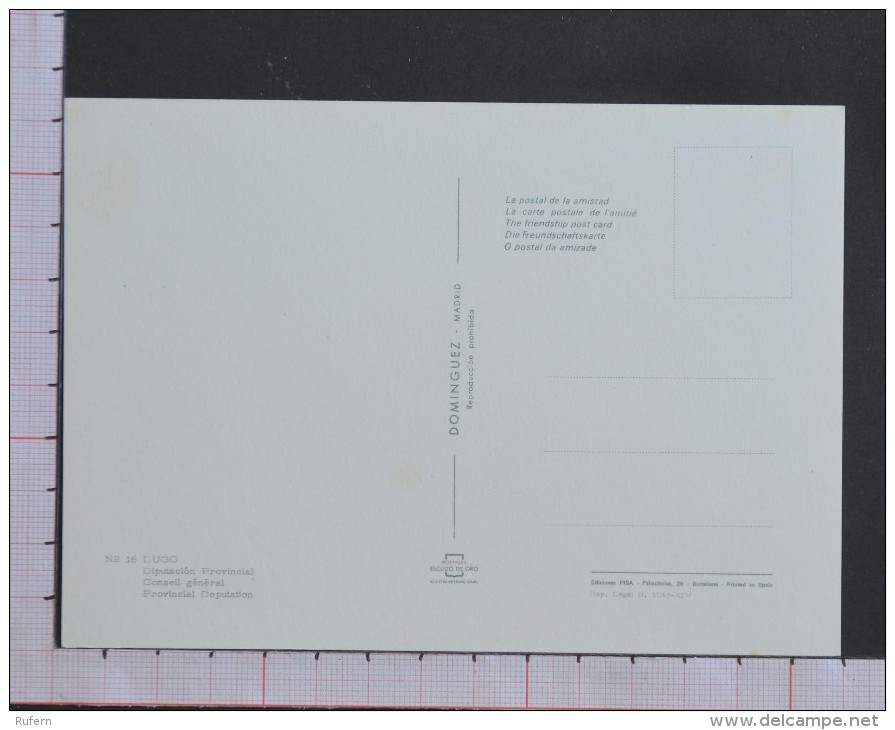 DIPUTACION PROVINCIAL - LUGO - 2 Scans (Nº08856) - Lugo