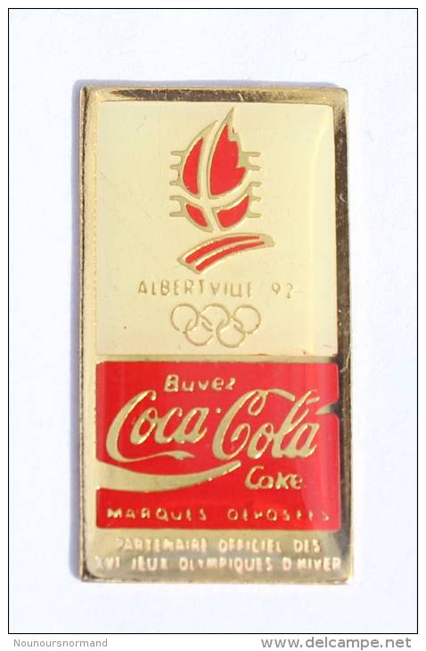 Pin´s COCA COLA - Sponsor ALBERVILLE 92 -  COJO - D1114 - Coca-Cola