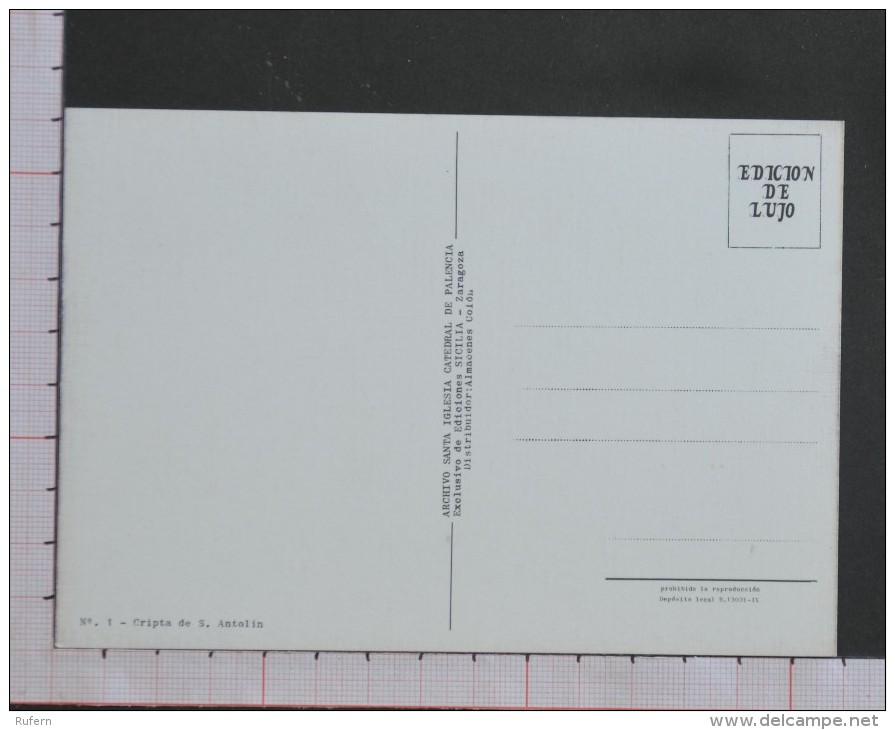CRIPTA DE S. ANTOCIN - PALENCIA - 2 Scans (Nº08904) - Palencia