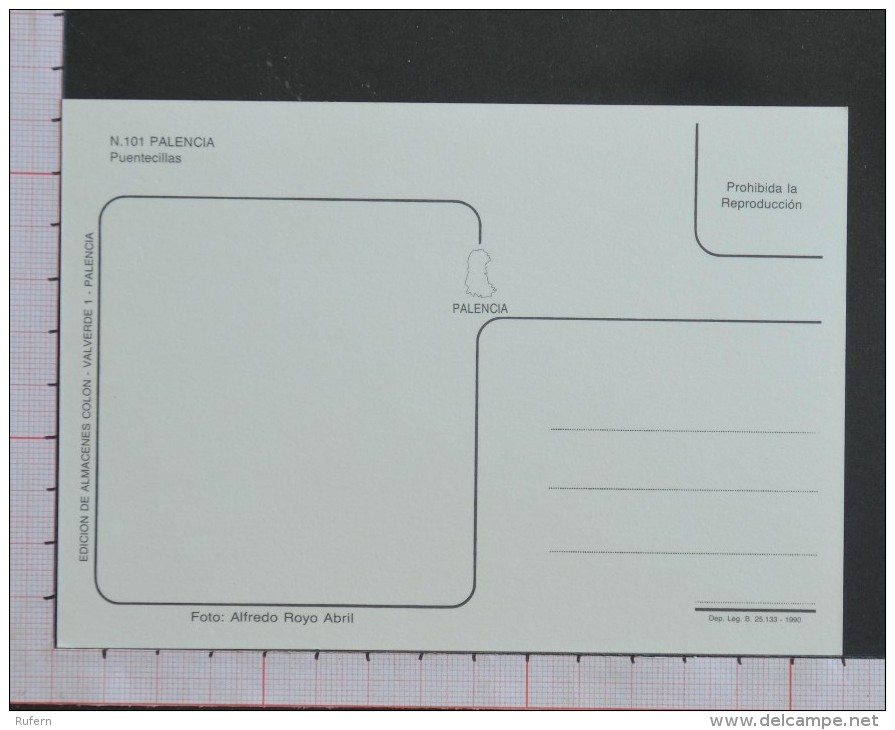 PUENTECILLAS - PALENCIA - 2 Scans (Nº08908) - Palencia
