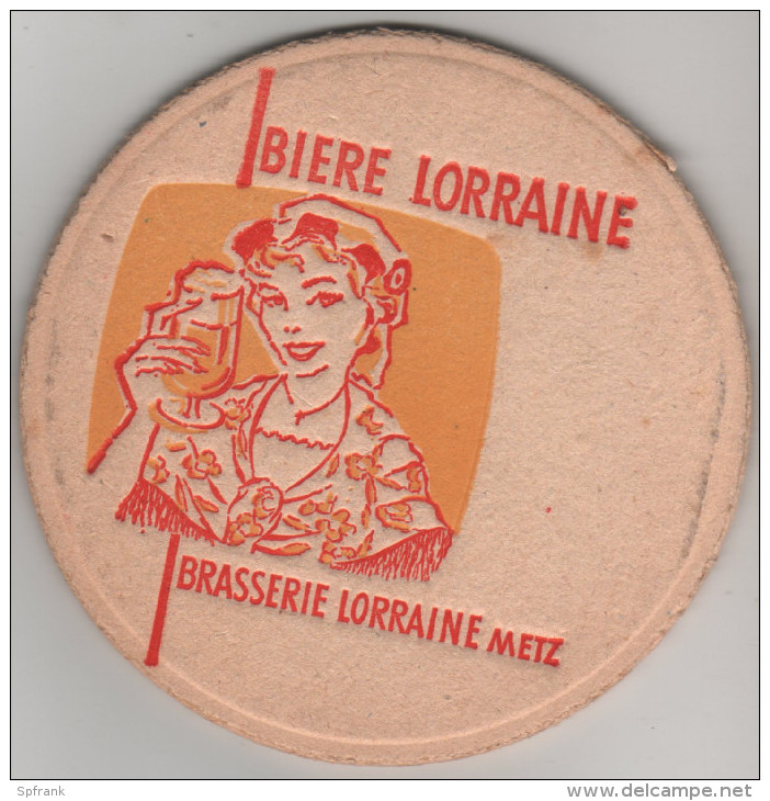 France - CURIOSITE Type Mail Art : Sous-bock De Biere Voyagé En 1962 Affranchi Marianne De Décaris 1263 Lorraine Metz - 1961-....