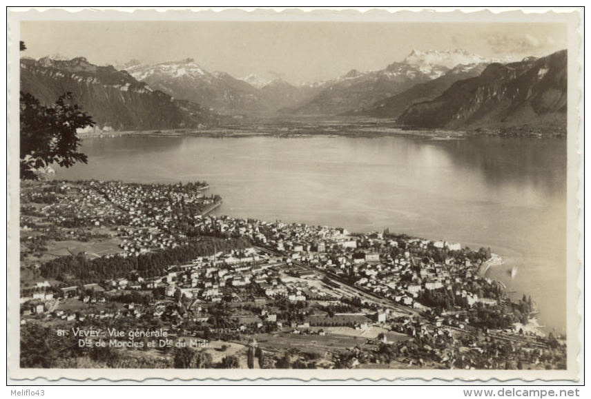 Suisse /  CPM - Vevey - Vue Générale - Vevey