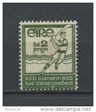 IRLANDE 1930 N° 64 * = MH Légère Trace TTB Cote 1,50 &euro; Sports Association Athlétique Gaélique Hockey - Nuovi