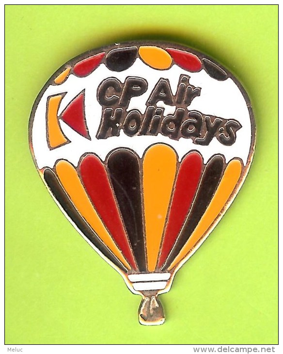 Pin Montgolfière CP Air Holidays - 3E26 - Fesselballons