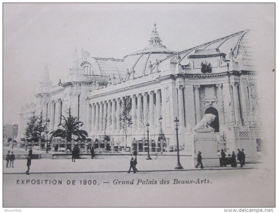 CPA  Précurseur --&gt;exposition Internationale De 1900 à Paris--Grand Palais Des Beaux-Arts ---&gt;&gt;&gt;&gt; Bilan D - Expositions