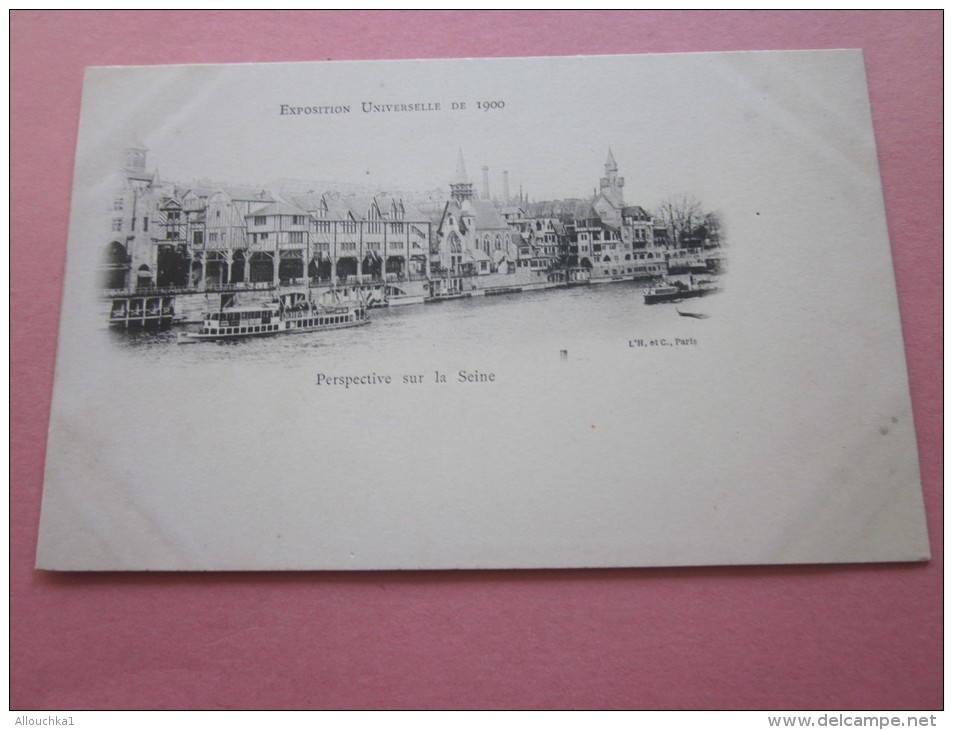 CPA  Précurseur-->expositio N Internationale Universelle 1900 à Paris-perspective Sur La Seine-> Théme Bilan D´un Siécle - Expositions