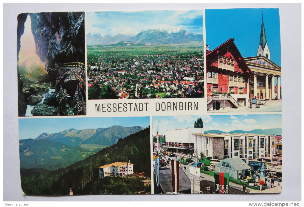 (5/7/47) AK "Dornbirn" Messestadt 1960, Mehrbildkarte Mit 5 Ansichten - Dornbirn