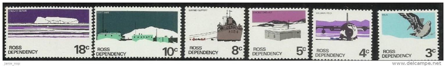 Ross Dependency 1972 -79 Definitives MNH - Other & Unclassified