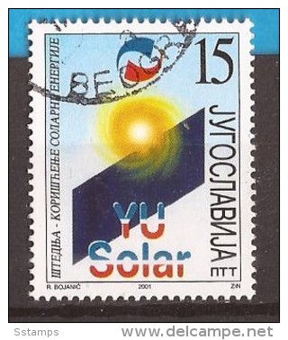 2001  3039  SOLARENERGIE   JUGOSLAVIJA JUGOSLAWIEN JUGOSLAVIA  ENERGIA SOLAR  PROTECTION NATURA   USED - Used Stamps