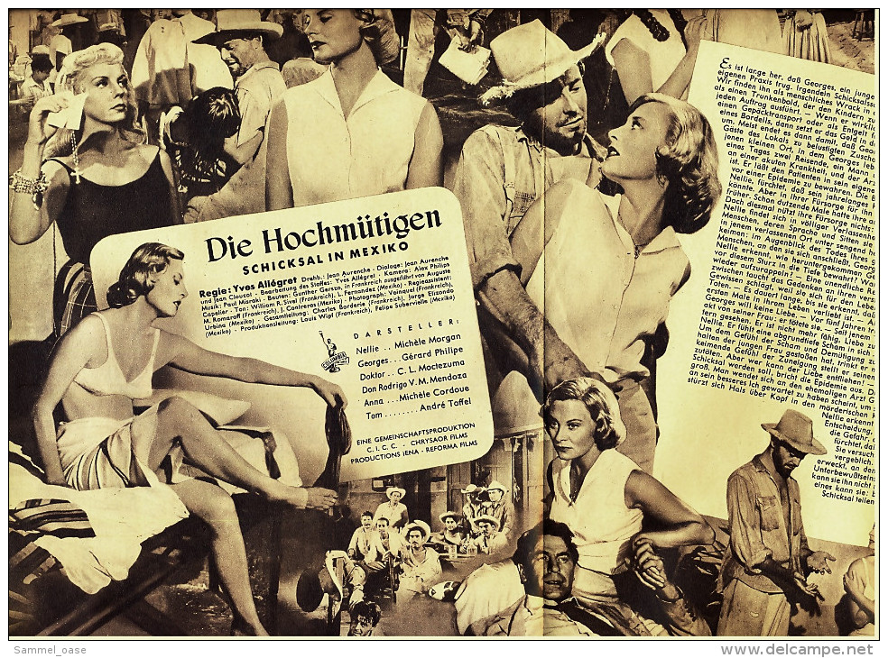 Illustrierte Film-Bühne  -  Die Hochmütigen  -  Mit Michelle Morgan , Gerard Philipe  -  Filmprogramm Nr. 2201 Von 1953 - Magazines