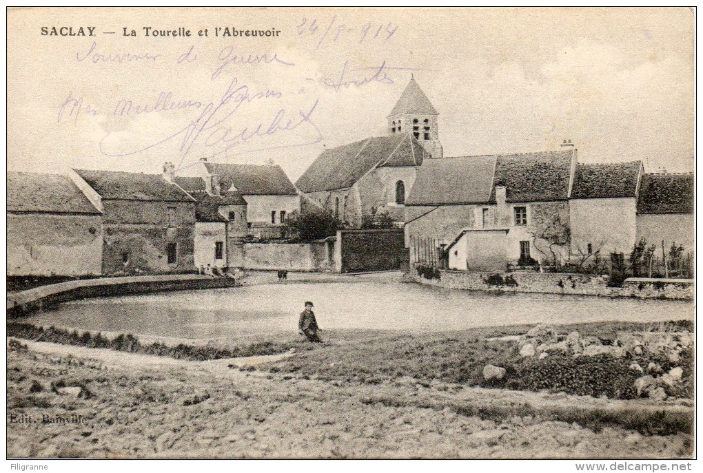 La Tourelle Et L Abreuvoir - Saclay