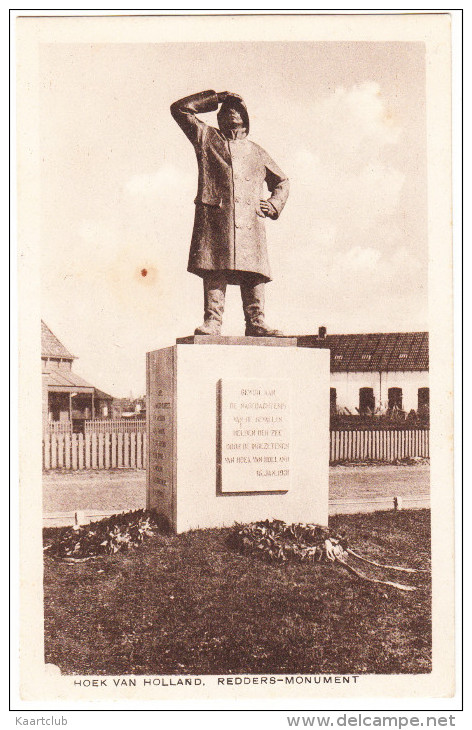 Hoek Van Holland - Redders-Monument - (1933) - Zuid-Holland / Nederland - Hoek Van Holland