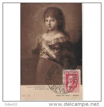 PTRTP0711C-LFTD4618TMU.Tar Jeta Postal De España.Pintura.NIÑA De GOYA.( Museo De EL  PRADO) - Museos