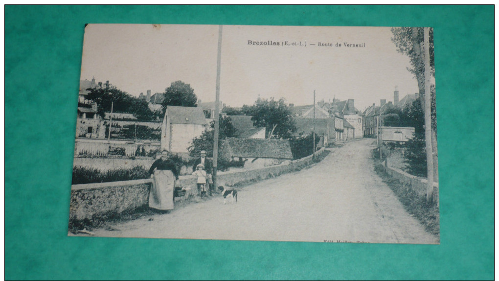 Brezolles(E.-et-L) - Route De Verneuil - Autres & Non Classés